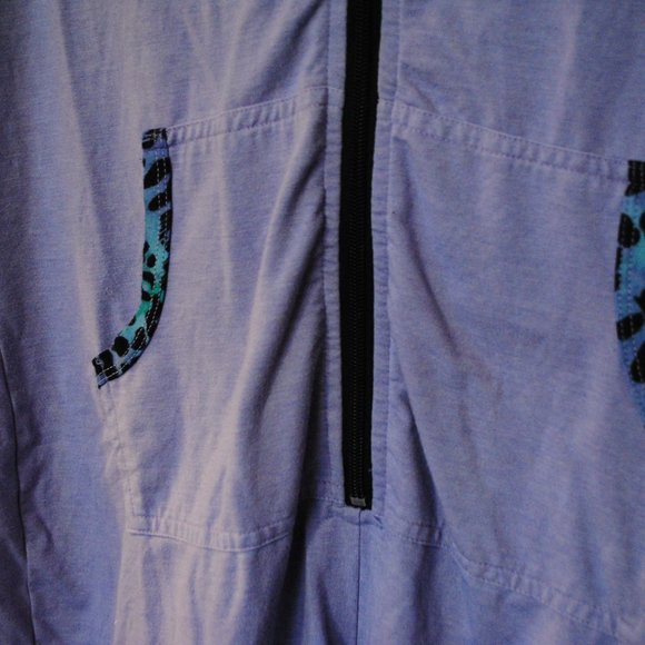 Unique Hooded Lavender Romper - Picture 4 of 12